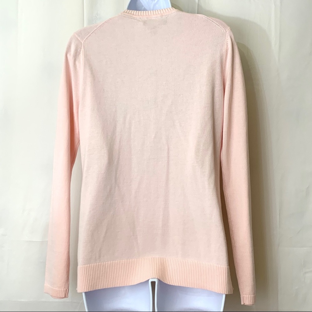 Tommy Hilfiger Cardigan Long Sleeve Button Up Pink - Picture 3 of 16